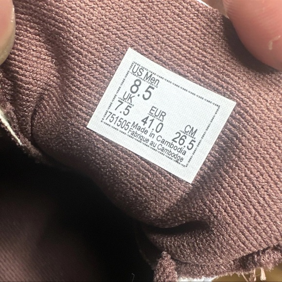 Vans Skate Shoes Mens Size 8.5 Doheny Retro Suede Canvas Root Beer 751505 Sneake - Picture 8 of 10